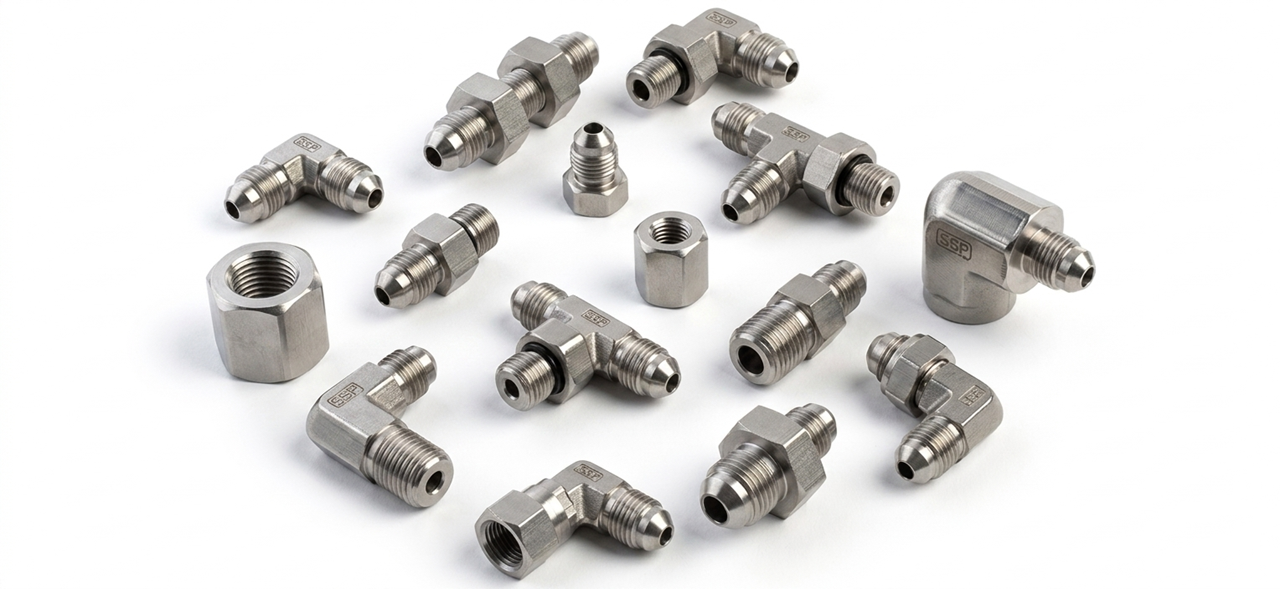 37° JIC Flare Fittings